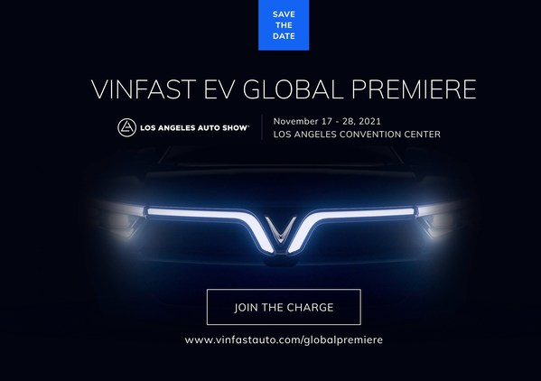VinFast宣布在洛杉矶车展进行电动车首演