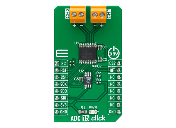 Mikroe ADC 15 click的介绍、特性、及应用