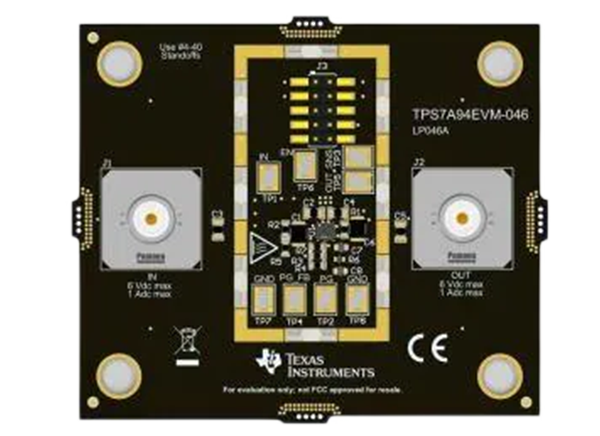 德州仪器TPS7A94EVM-046调节器评估模块(EVM)的介绍、特性、及应用