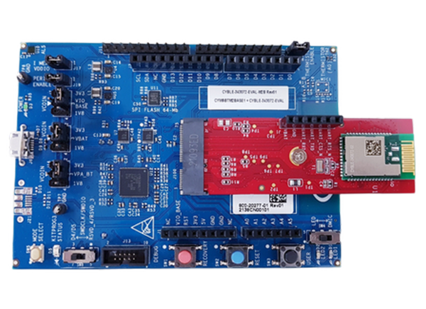 Cypress Semiconductor CYBLE-343072-EVAL-M2B评估模块的介绍、特性、及应用