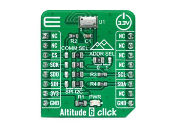 Mikroe Altitude 6 click的介绍、特性、及应用