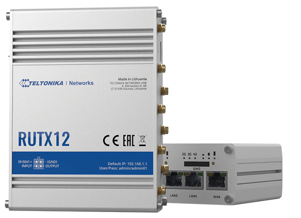 Teltonika RUTX12双lte Cat 6路由器的介绍、特性、及应用