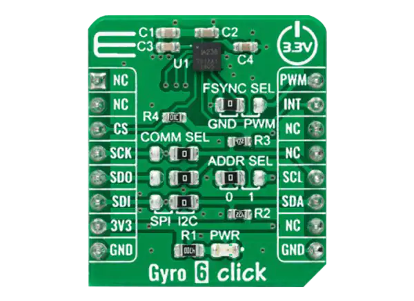 Mikroe Gyro 6 Click 的介绍、特性、及应用