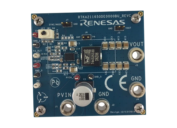 瑞萨电子RAA211650评估电路板的介绍、特性、及应用