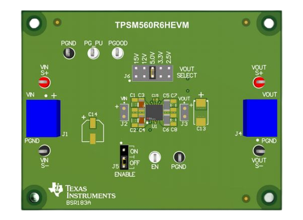 德州仪器TPSM560R6xEVM评估模块(EVMs)的介绍、特性、及应用