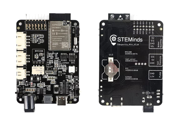 STEMinds Eduponics迷你ESP32开发板的介绍、特性、及应用