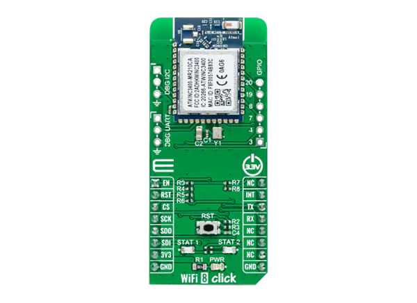 Mikroe WiFi 8 click的介绍、特性、及应用