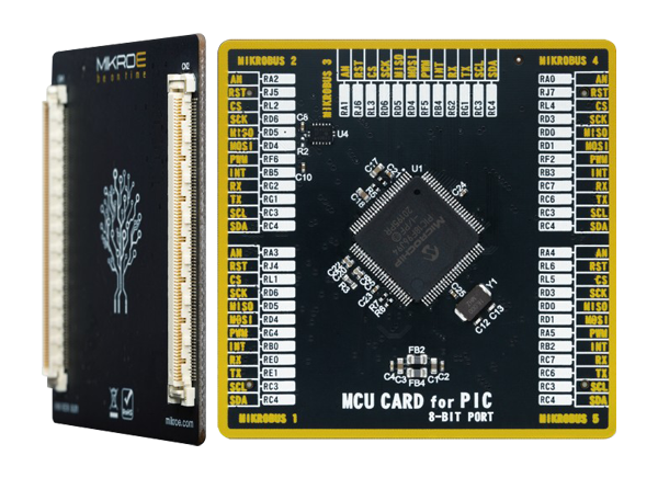 用于PIC PIC18F96J94的Mikroe mikromcu CARD的介绍、特性、及应用
