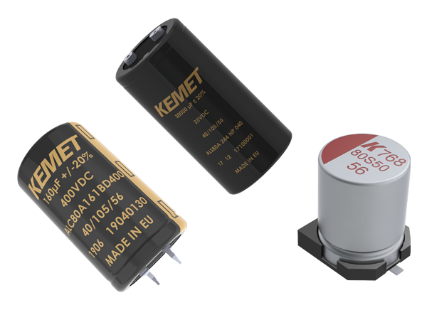 KEMET Electronics铝电解电容器的介绍、特性、及应用