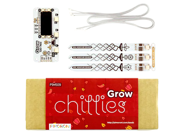 Pimoroni PIM519 Grow Hat Mini+ Grow chillies的介绍、特性、及应用