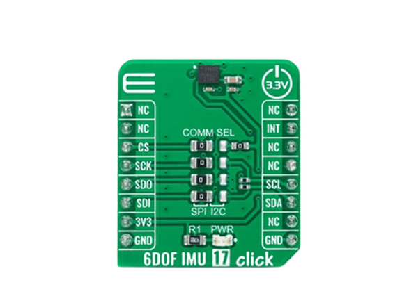 Mikroe 6DOF IMU 17 click的介绍、特性、及应用