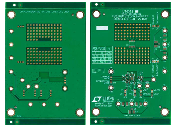 亚德诺半导体用于LT6372的DC2746A演示电路的介绍、特性、及应用
