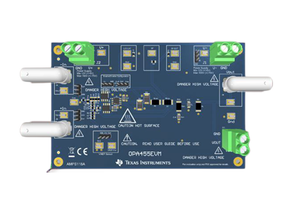 德州仪器OPA455EVM运放评估模块(EVM)的介绍、特性、及应用