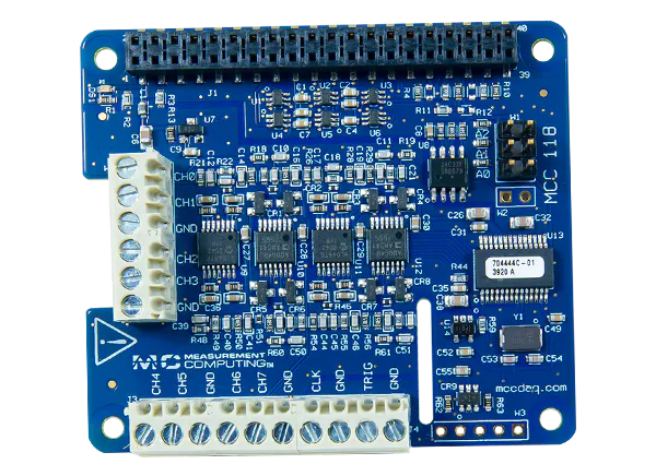 Digilent MCC 118/128 Voltage DAQ HAT 的介绍、特性、及应用