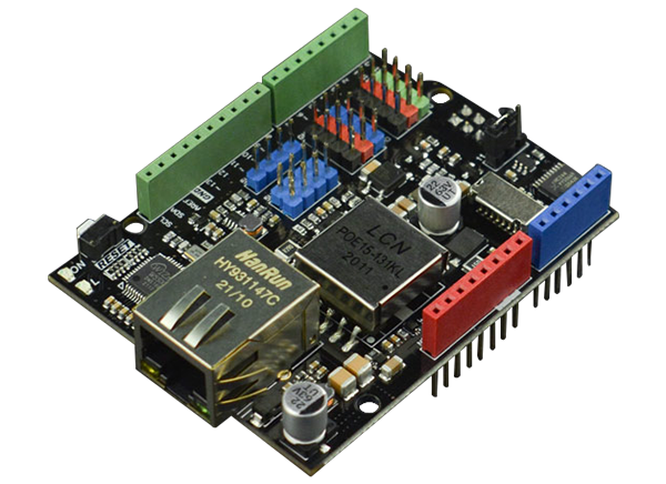 Arduino的DFRobot以太网和PoE Shield 的介绍、特性、及应用