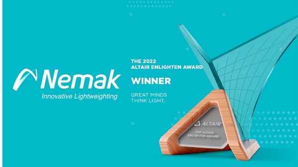 诺玛科荣获Altair Enlighten Awards可持续工艺奖和轻量化未来奖