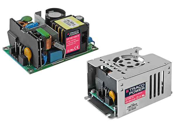 TRACO Power TPP 180医疗180W交流/直流电源的介绍、特性、及应用