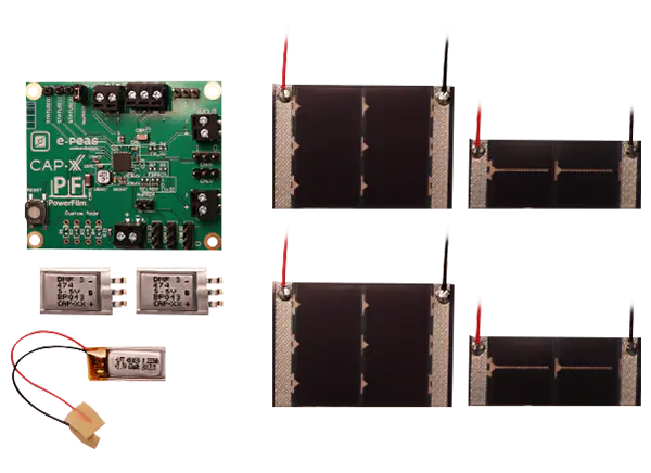 PowerFilm太阳能开发套件与E-Peas PMIC & CAP-XX的介绍、特性、及应用