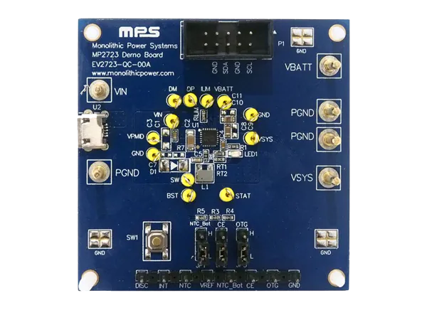 单片电力系统(MPS) EV2723A-QC-00A评估板的介绍、特性、及应用