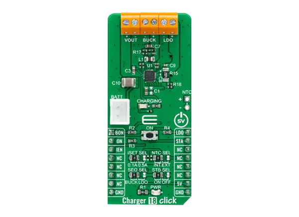 Mikroe Charger 18 click的介绍、特性、及应用