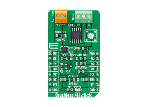 Mikroe Brushless 21 click的介绍、特性、及应用