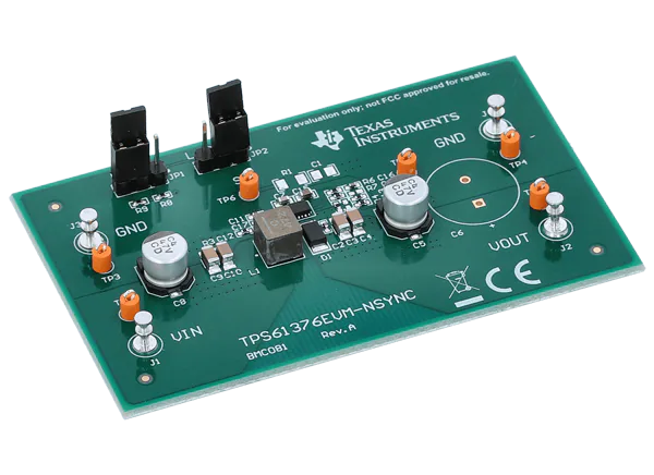 德州仪器TPS61376EVM-NSYNC转换器评估模块的介绍、特性、及应用
