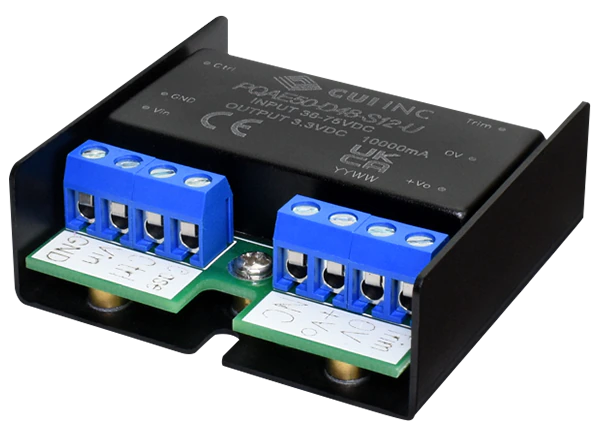 CUI公司PQAE50-U 50W DC-DC转换器的介绍、特性、及应用