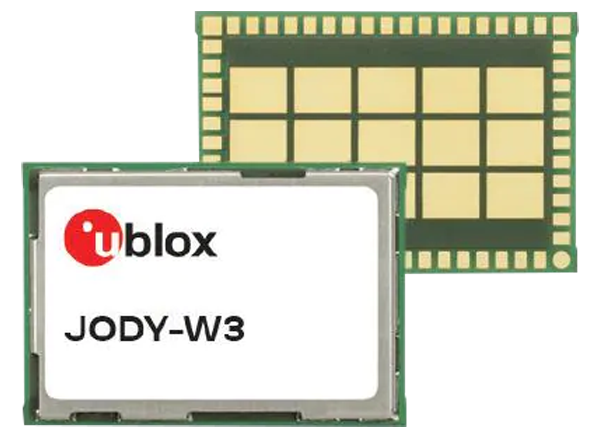 u-blox JODY-W3基于主机的汽车模块的介绍、特性、及应用