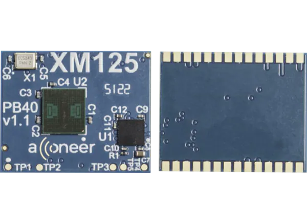 Acconeer XM125入口+雷达传感器模块与A121的介绍、特性、及应用