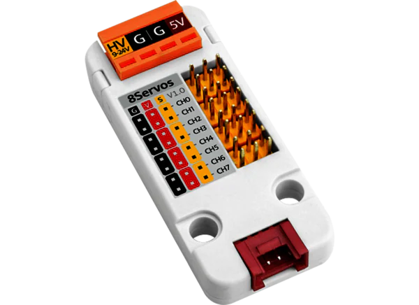 M5Stack U165 8servo Unit的介绍、特性、及应用