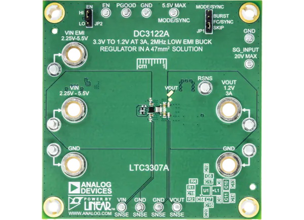 Analog Devices公司DC3122A演示电路的介绍、特性、及应用