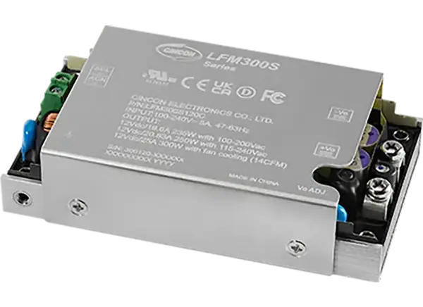 Cincon LFM300S系列300W交直流电源的介绍、特性、及应用