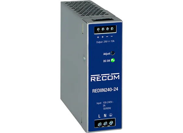 推荐电源REDIIN DIN轨道电源的介绍、特性、及应用