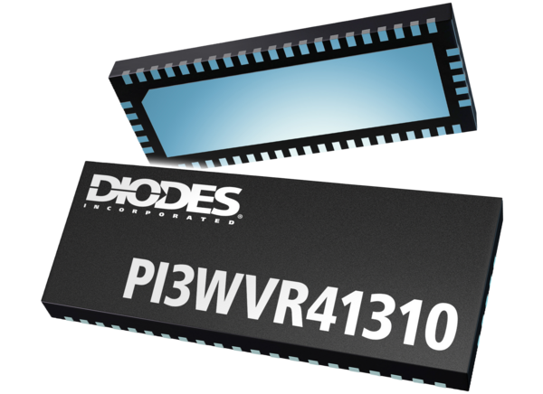 二极管集成PI3WVR41310 Mux/DeMux视频开关IC的介绍、特性、及应用