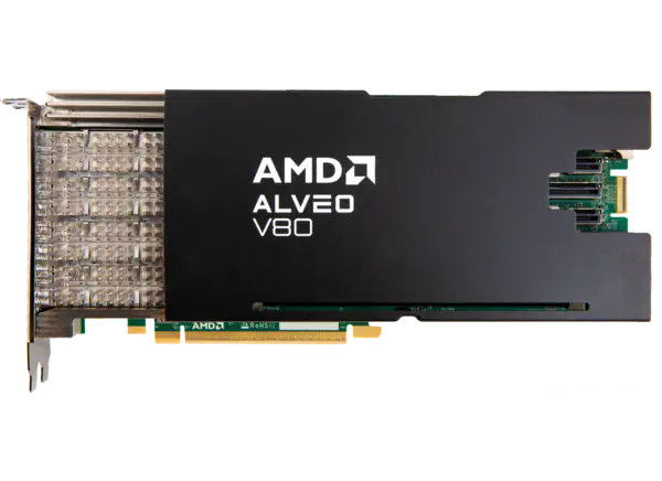 AMD / Xilinx Alveo V80计算加速卡的介绍、特性、及应用