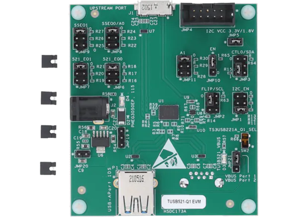 德州仪器TUSB521Q1-EVM重驱动评估模块的介绍、特性、及应用