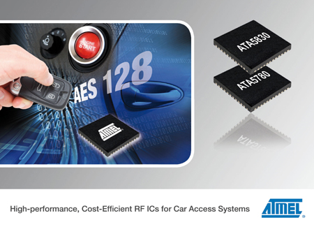 Atmel推出高性能汽车门禁RFIC