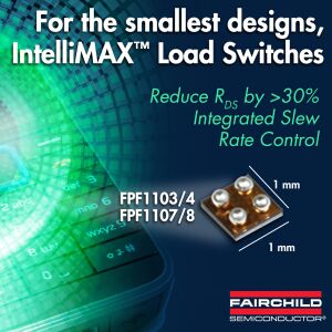 飞兆IntelliMAX负载开关FPF110x延长电池寿命