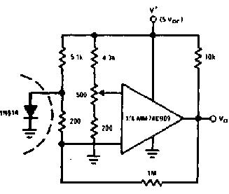 遥控温度传感器电路设计图