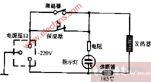三角CFXB系列保温式自动电饭锅电路图