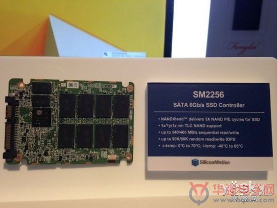 慧荣科技宣布sm2256 SATA 6Gbps的SSD控制器