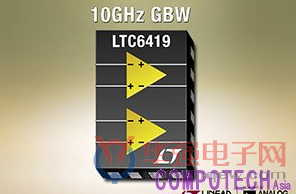 凌力尔特双差分放大器/ADC驱动器提供10GHz增益频宽