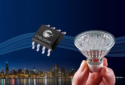 赛普拉斯推出用于可调光LED照明的AC/DC电源控制器系列