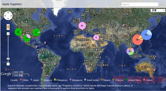 苹果最新供应商名单揭晓 44%在中国