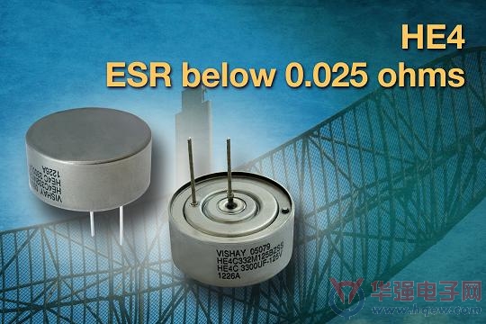 Vishay发布用于军工和航天新液钽高能电容器