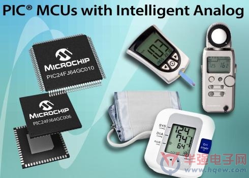 Microchip推出首款集成16位ADC、10 Msps ADC、DAC、USB和LCD的PIC?单片机