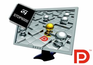 ST LCD控制器适用于主流DisplayPort显示器