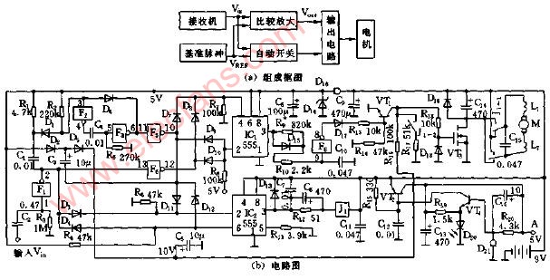 YSTS比例遥控调速器电路图