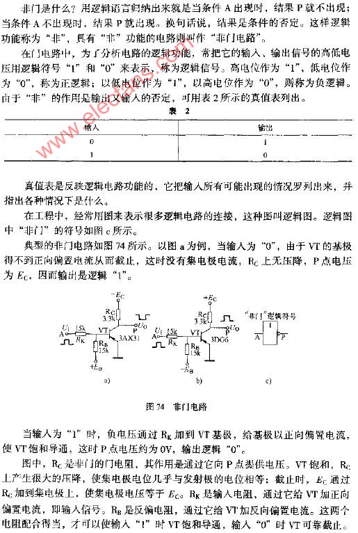 非门电路原理图
