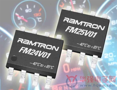 两款通过汽车等级认证的串口F-RAM器件